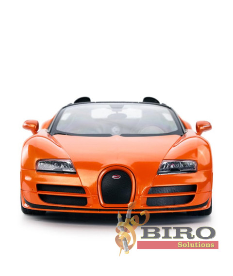 Mașină RASTAR Die cast 1:18 Bugatti Grand Sport Vitesse, orange, 61369